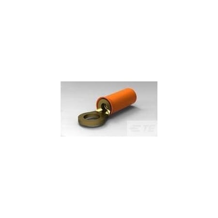 Te Connectivity Ring Terminal, #6 Stud Size, 1.65 mm², Bare Insulated 323151-1